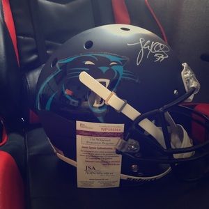 Autographed helmet